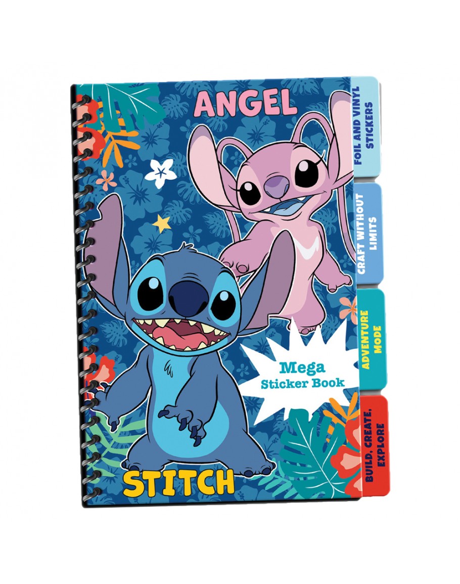 Книжка със стикери 13.2х20.3 см, Lilo&Stitch