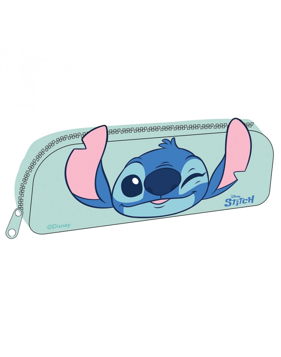 Несесер обемен силиконов Stitch, 4 цвята, 21.5х8x3.5