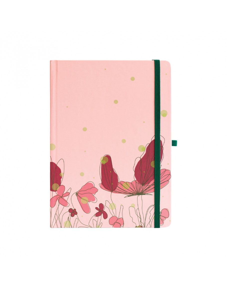 Бележник с точки A5, 96 л, 120 г/м2, офсет Floral Fables
