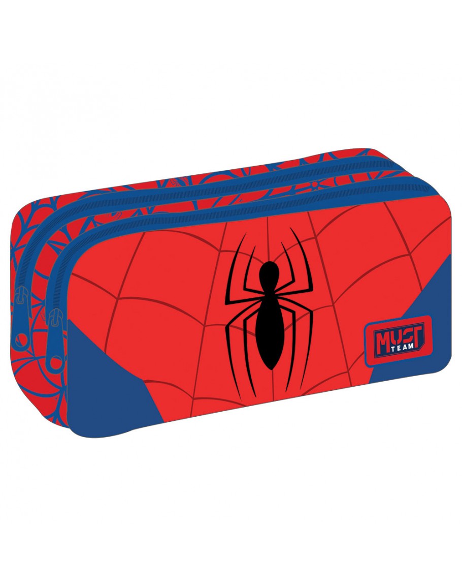 Несесер с два ципа Spiderman Red, 21x6x9
